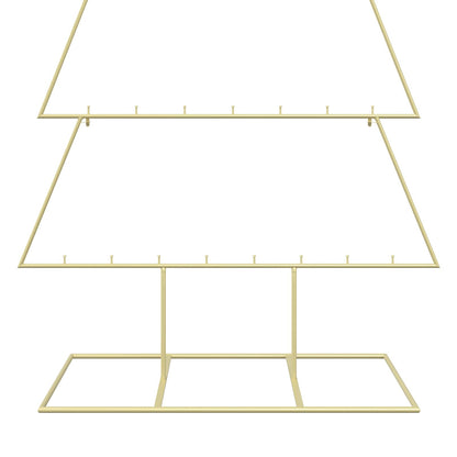 Metalen kerstboom met standaard KUOPIO 180 cm Staal Goud