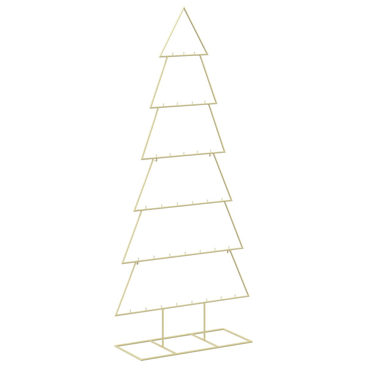 Metalen kerstboom met standaard KUOPIO 180 cm Staal Goud
