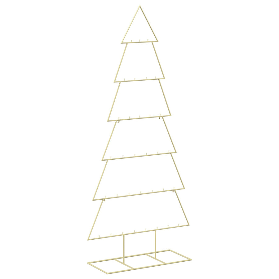 Metalen kerstboom met standaard KUOPIO 180 cm Staal Goud