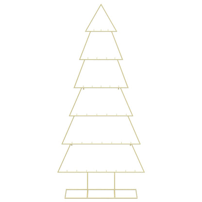Metalen kerstboom met standaard KUOPIO 180 cm Staal Goud