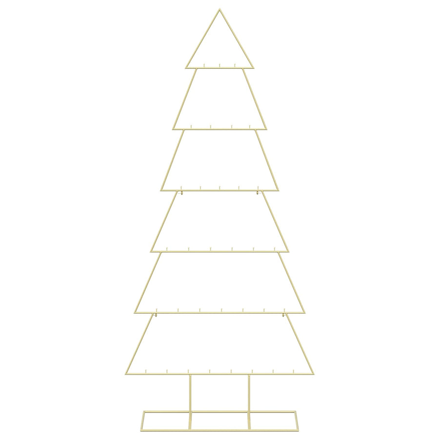 Metalen kerstboom met standaard KUOPIO 180 cm Staal Goud
