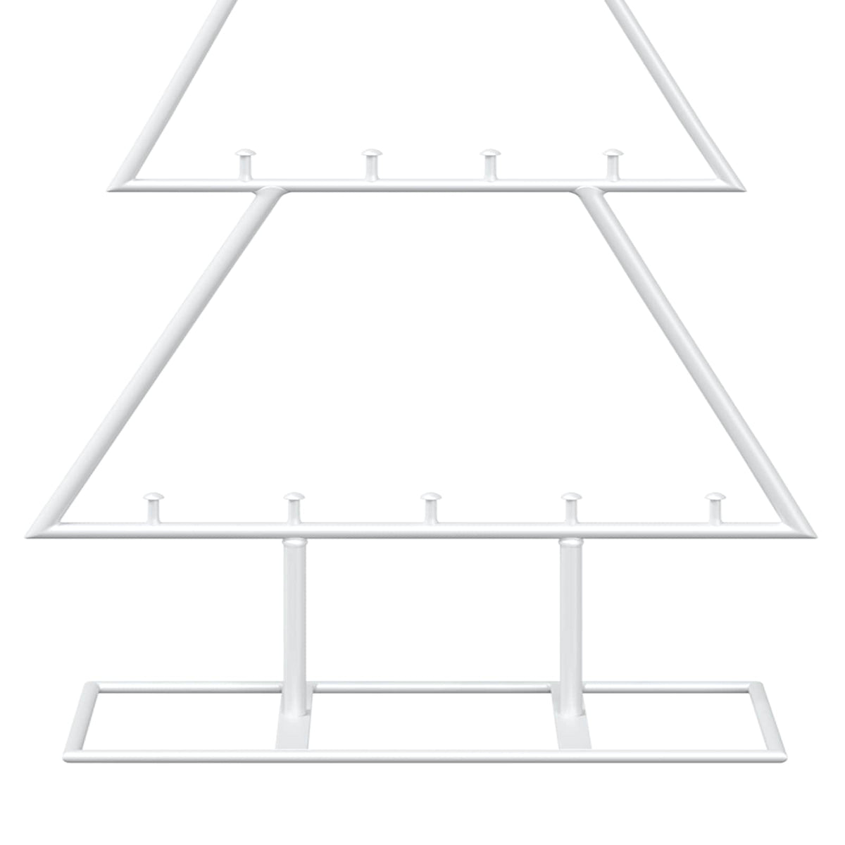 Metalen kerstboom met standaard KUOPIO 60 cm Staal Wit