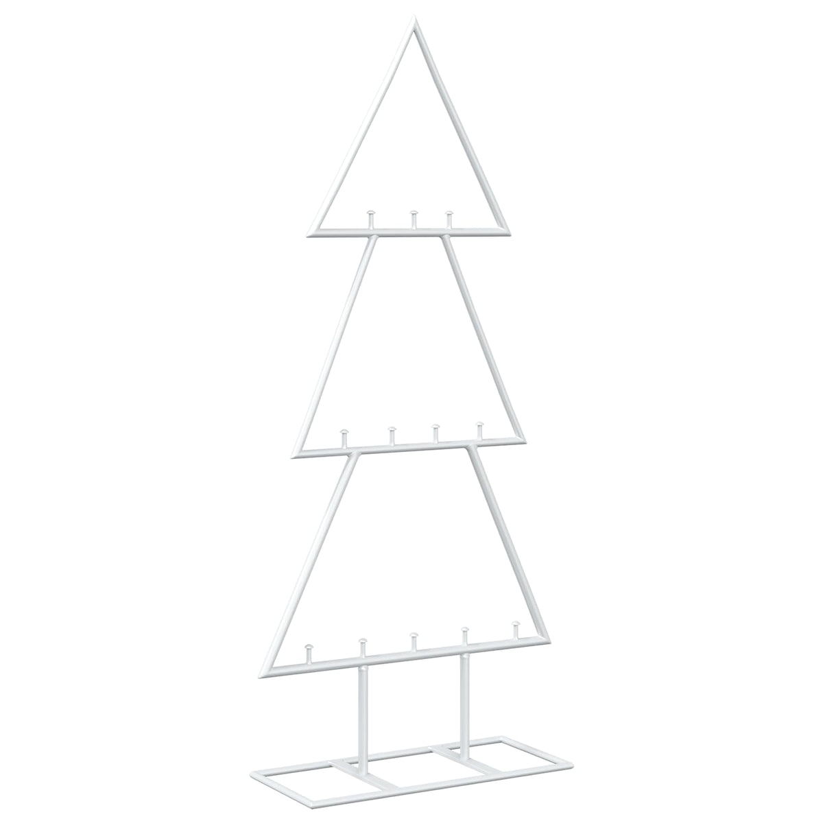 Metalen kerstboom met standaard KUOPIO 60 cm Staal Wit