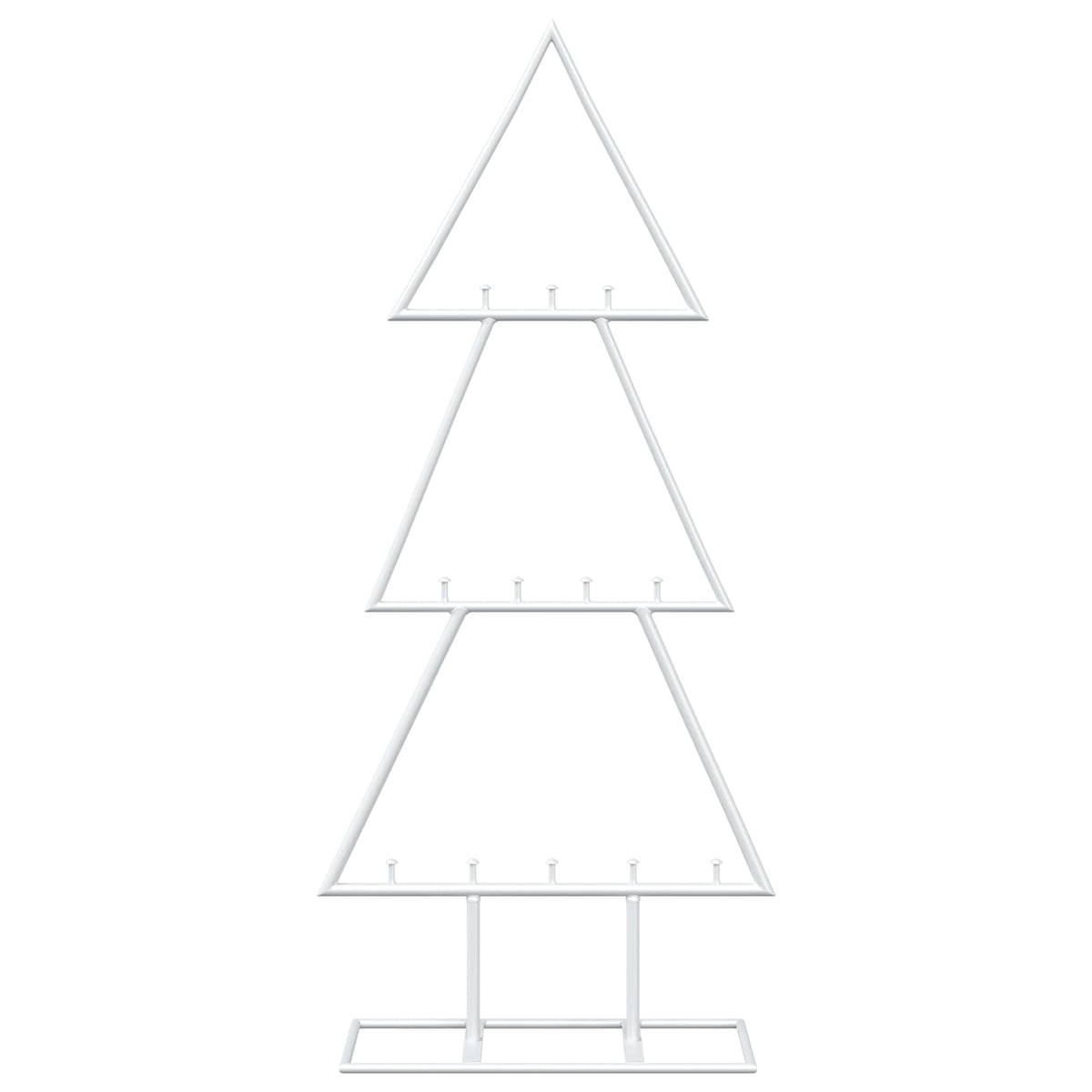 Metalen kerstboom met standaard KUOPIO 60 cm Staal Wit