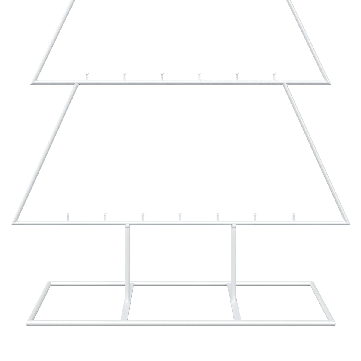Metalen kerstboom met standaard KUOPIO 150 cm Staal Wit