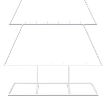 Metalen kerstboom met standaard KUOPIO 150 cm Staal Wit