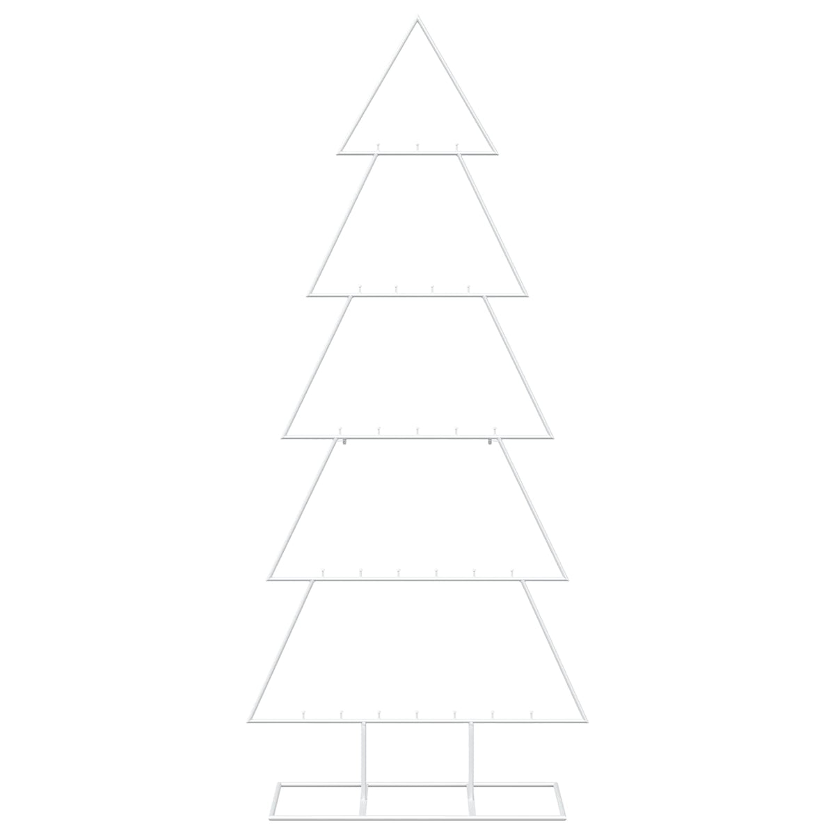 Metalen kerstboom met standaard KUOPIO 150 cm Staal Wit