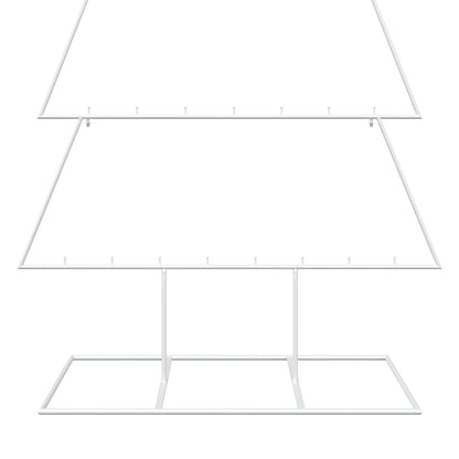 Metalen kerstboom met standaard KUOPIO 180 cm Staal Wit