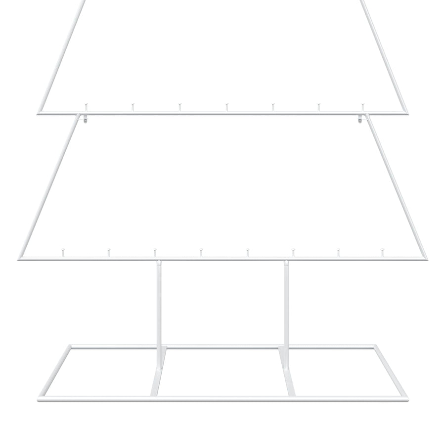 Metalen kerstboom met standaard KUOPIO 180 cm Staal Wit