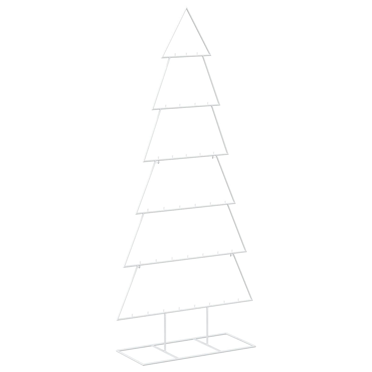 Metalen kerstboom met standaard KUOPIO 180 cm Staal Wit