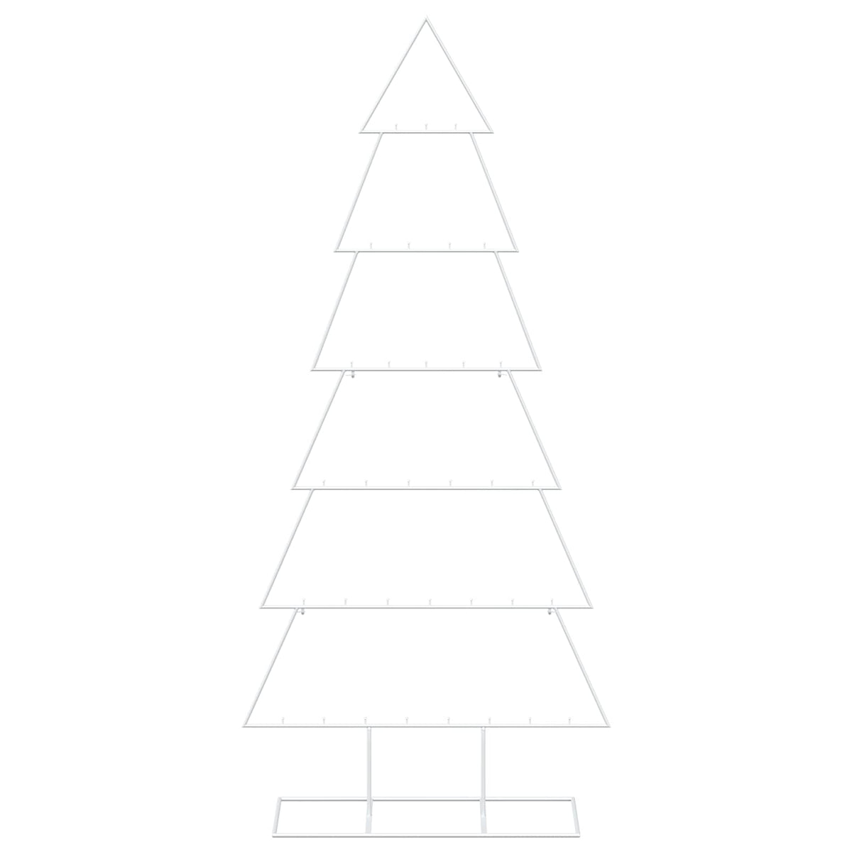 Metalen kerstboom met standaard KUOPIO 180 cm Staal Wit