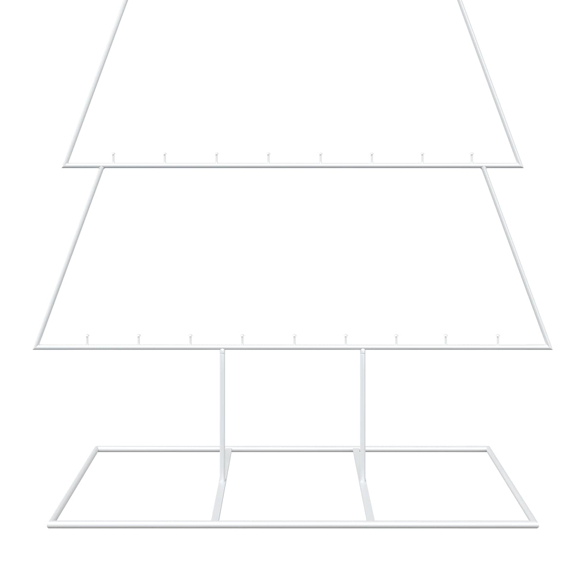 Metalen kerstboom met standaard KUOPIO 210 cm Staal Wit