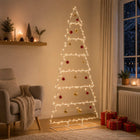 Metalen kerstboom 210 cm wit