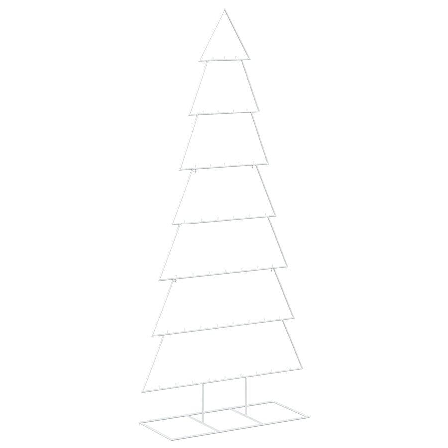 Metalen kerstboom met standaard KUOPIO 210 cm Staal Wit