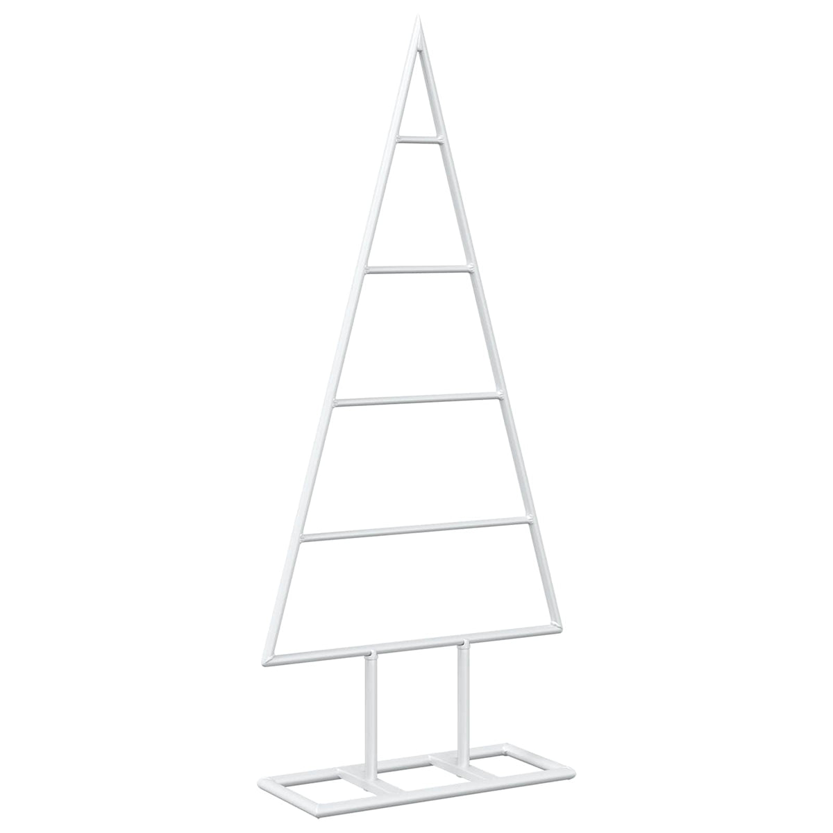 Metalen kerstboom KUOPIO 60 cm Poedergecoat staal Wit