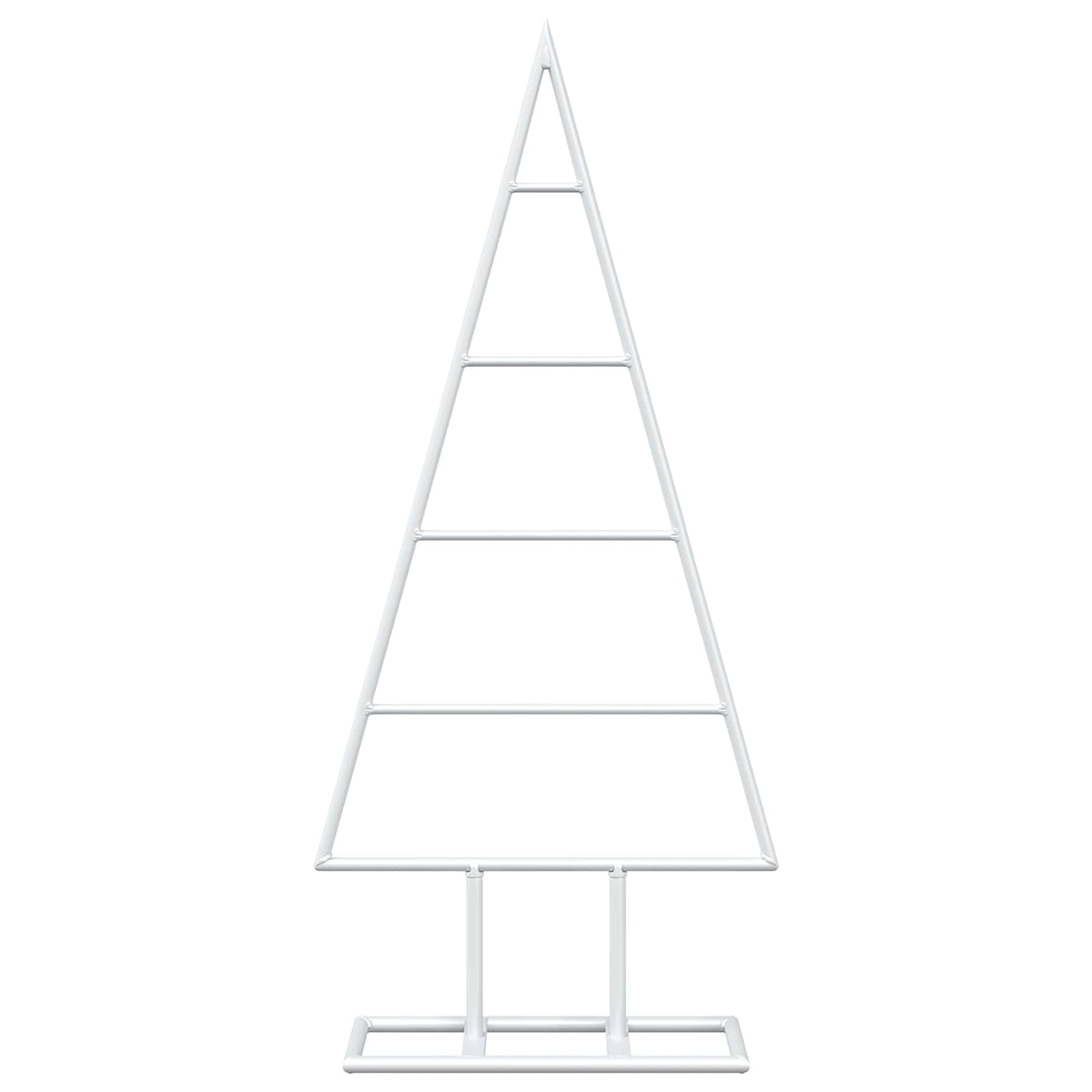 Metalen kerstboom KUOPIO 60 cm Poedergecoat staal Wit