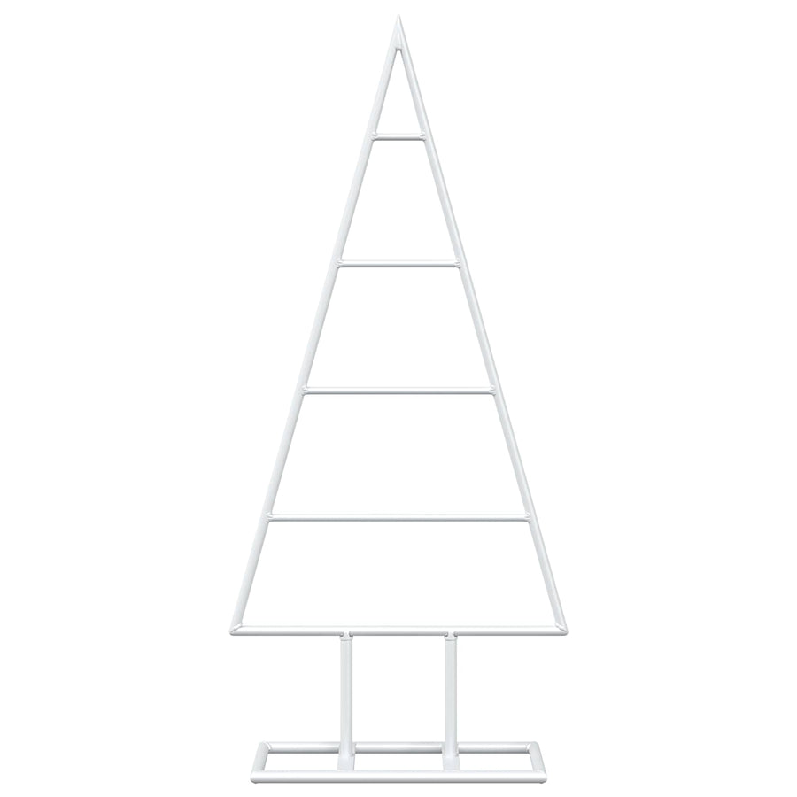 Metalen kerstboom KUOPIO 60 cm Poedergecoat staal Wit