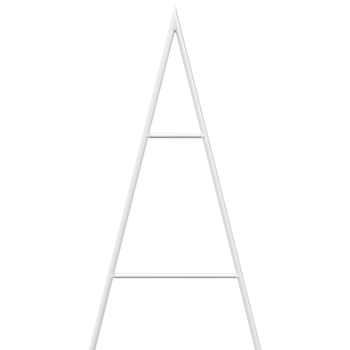 Metalen kerstboom KUOPIO 125 cm Poedergecoat staal Wit