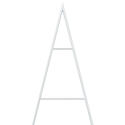 Metalen kerstboom KUOPIO 125 cm Poedergecoat staal Wit