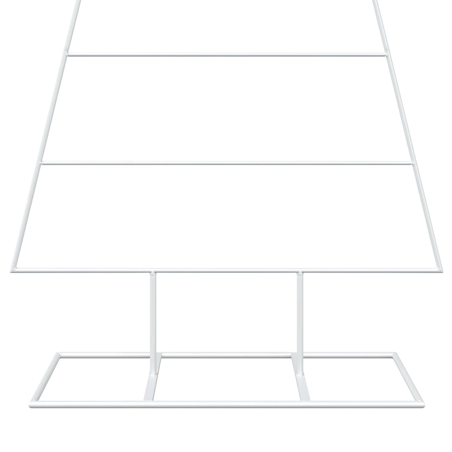 Metalen kerstboom KUOPIO 125 cm Poedergecoat staal Wit