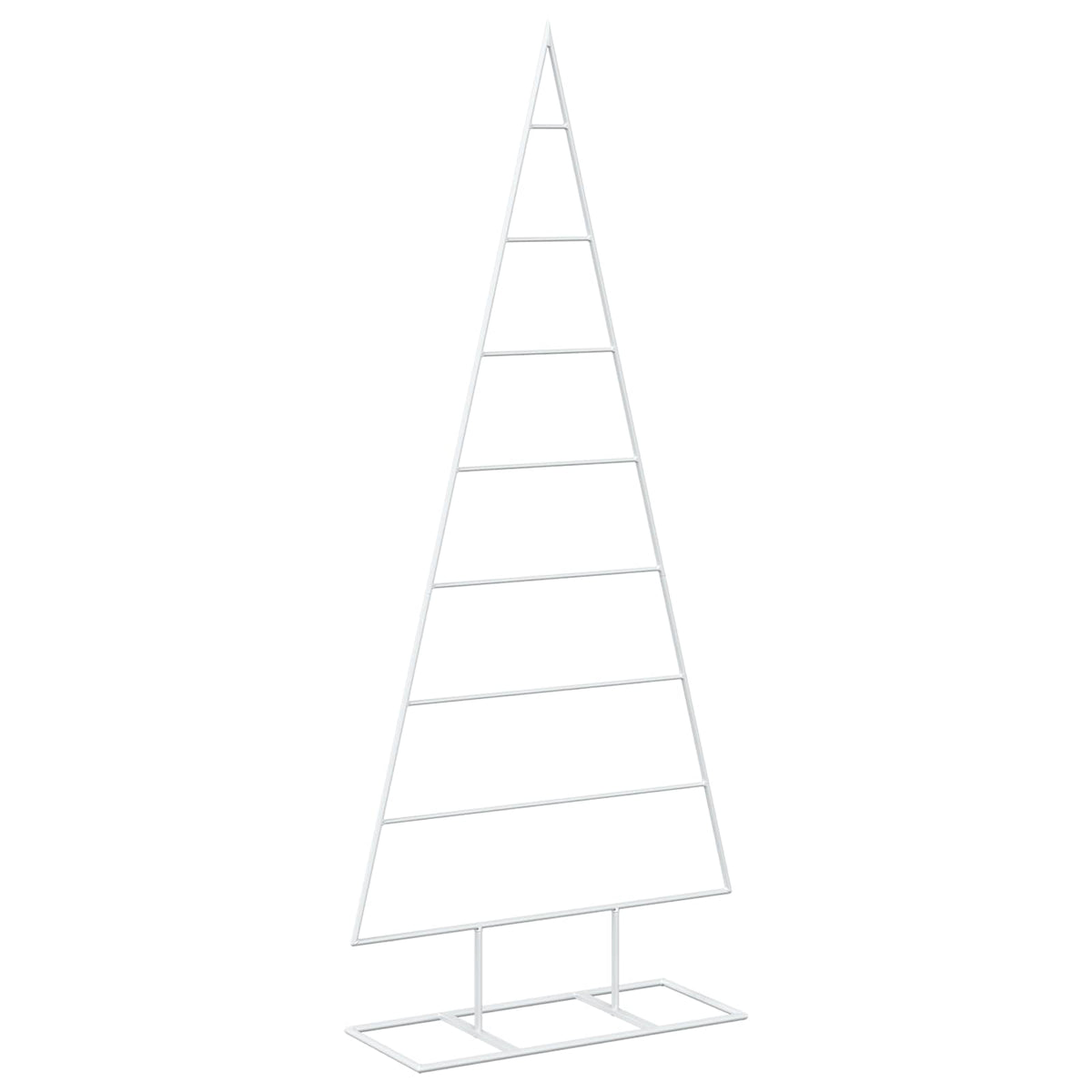 Metalen kerstboom KUOPIO 125 cm Poedergecoat staal Wit