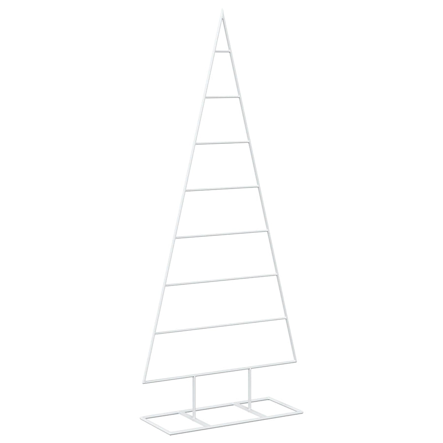 Metalen kerstboom KUOPIO 125 cm Poedergecoat staal Wit
