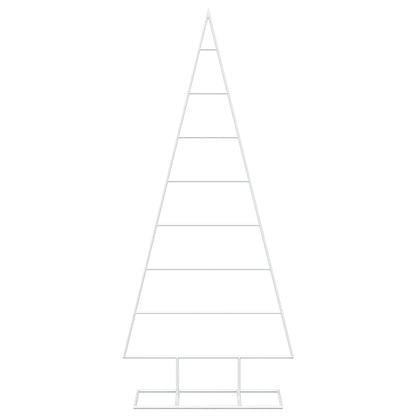 Metalen kerstboom KUOPIO 125 cm Poedergecoat staal Wit