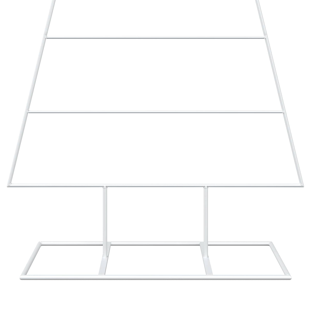 Metalen kerstboom KUOPIO 150 cm Poedergecoat staal Wit