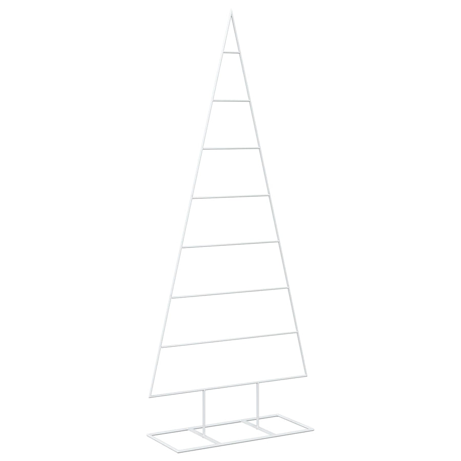 Metalen kerstboom KUOPIO 150 cm Poedergecoat staal Wit
