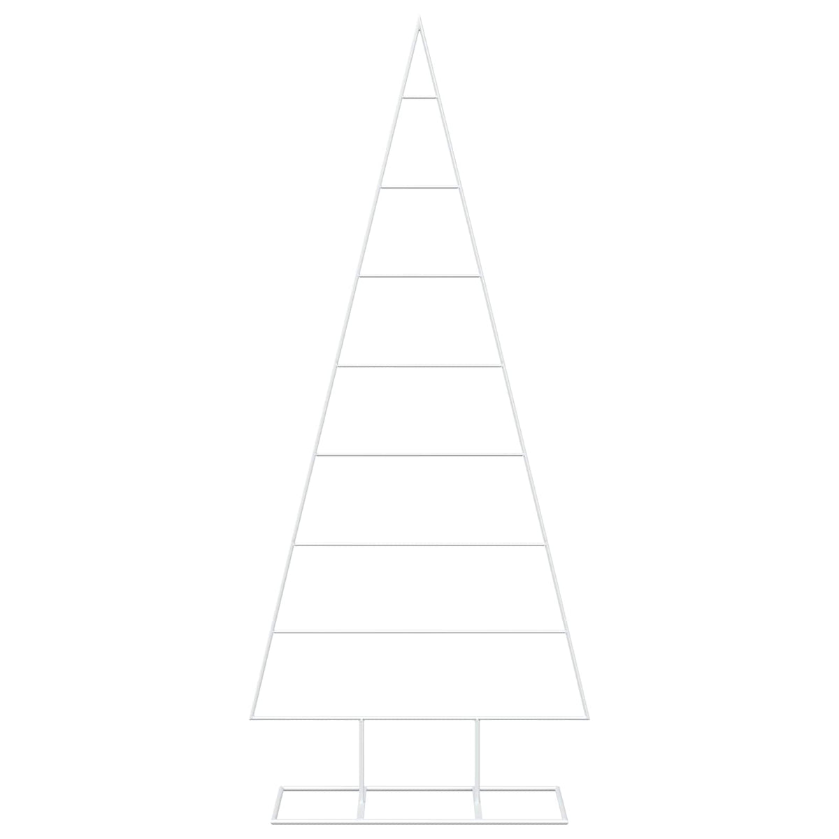 Metalen kerstboom KUOPIO 150 cm Poedergecoat staal Wit