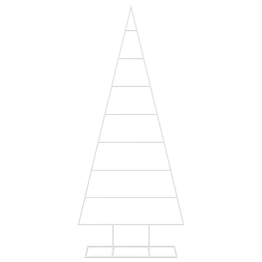 Metalen kerstboom KUOPIO 150 cm Poedergecoat staal Wit