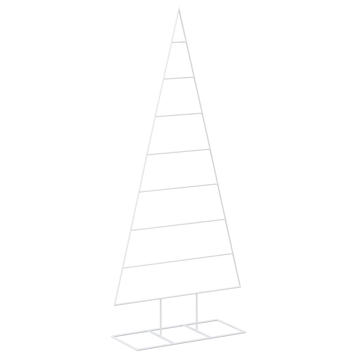 Metalen kerstboom KUOPIO 180 cm Poedergecoat staal Wit