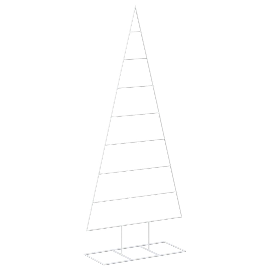 Metalen kerstboom KUOPIO 180 cm Poedergecoat staal Wit