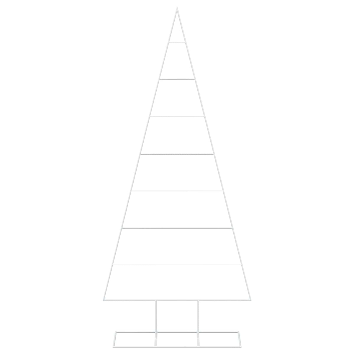 Metalen kerstboom KUOPIO 180 cm Poedergecoat staal Wit