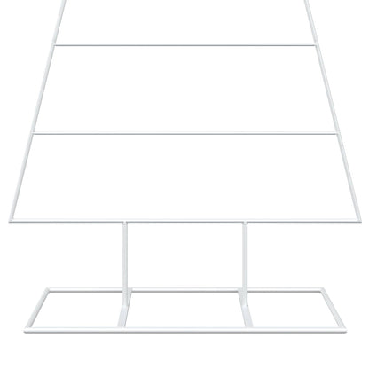 Metalen kerstboom KUOPIO 210 cm Poedergecoat staal Wit