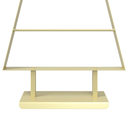 Metalen kerstboom KUOPIO 60 cm Staal Goud