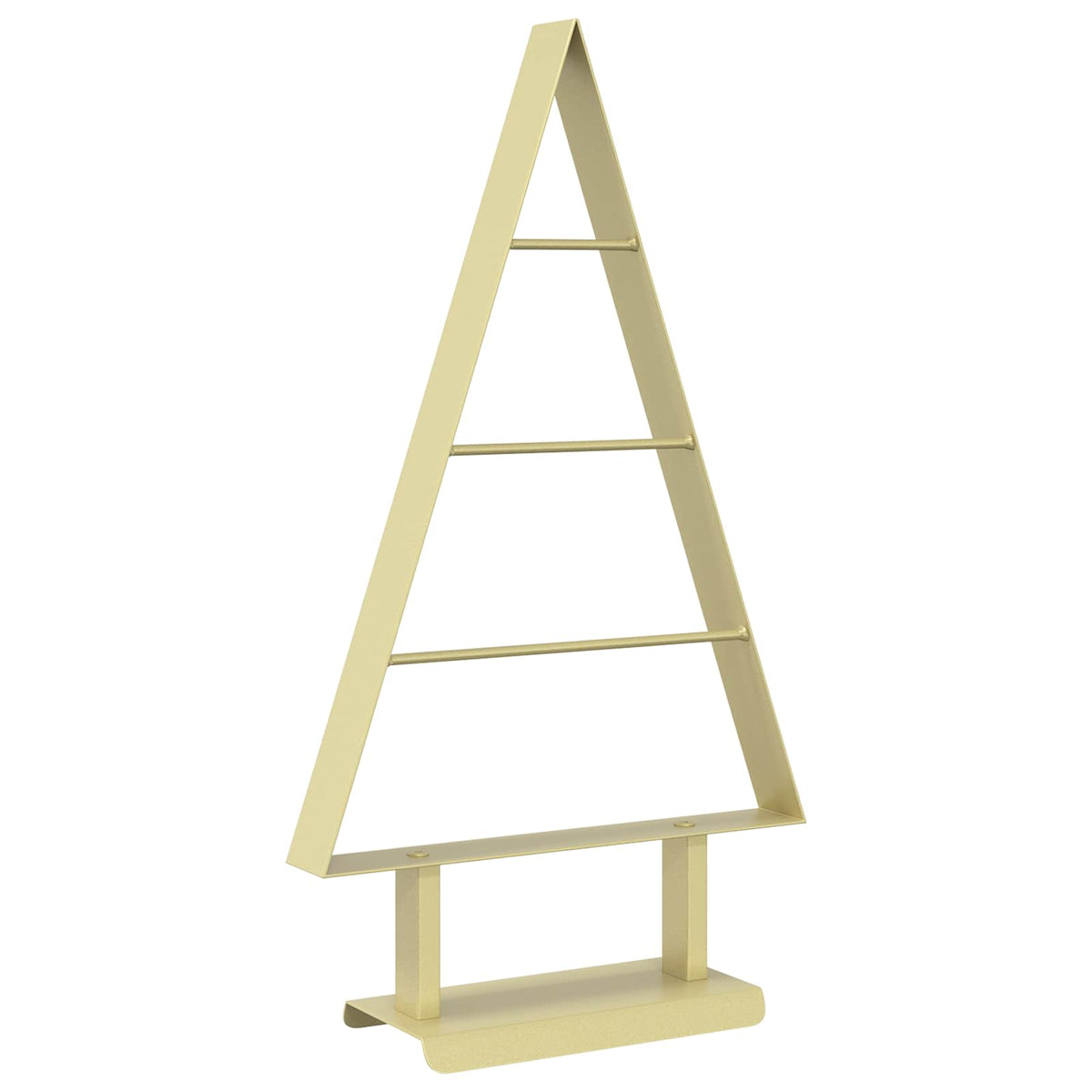 Metalen kerstboom KUOPIO 60 cm Staal Goud