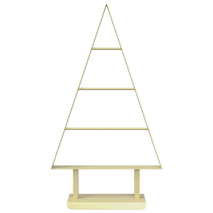Metalen kerstboom KUOPIO 60 cm Staal Goud