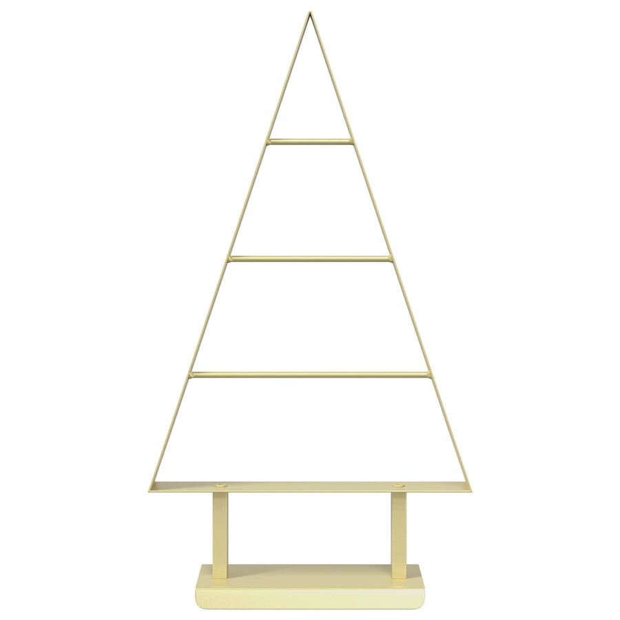 Metalen kerstboom KUOPIO 60 cm Staal Goud