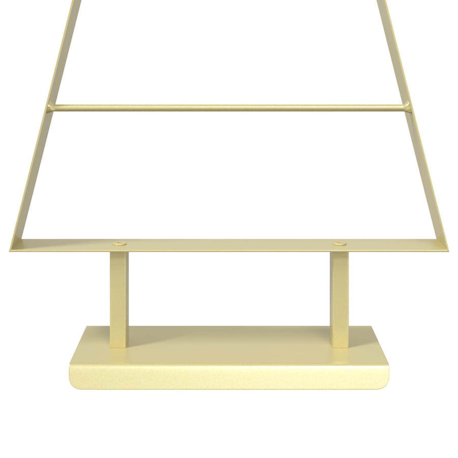 Metalen kerstboom KUOPIO 90 cm Staal Goud