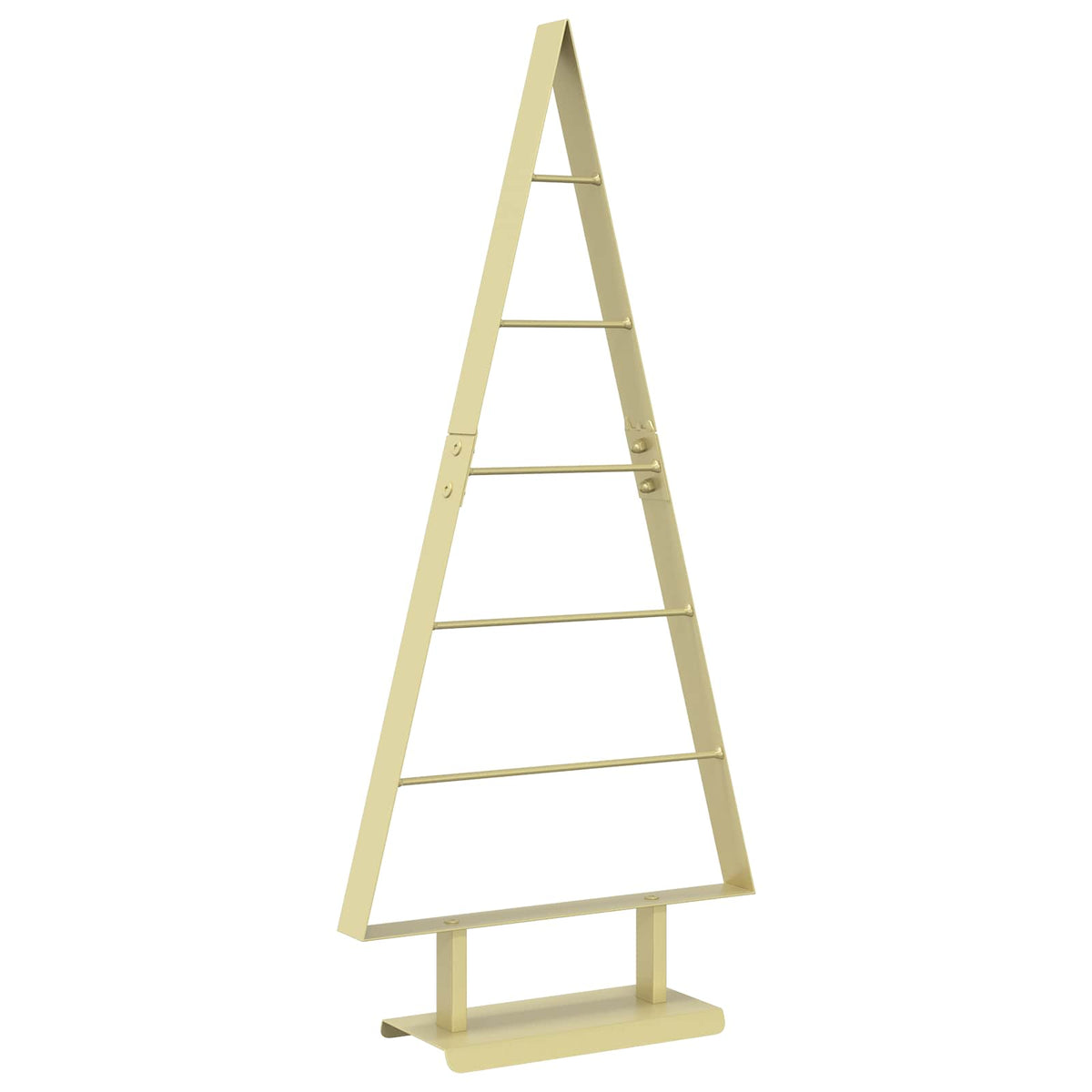 Metalen kerstboom KUOPIO 90 cm Staal Goud