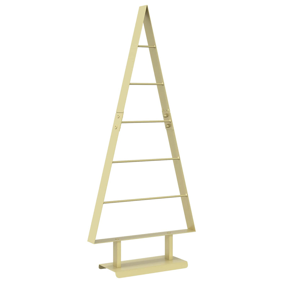 Metalen kerstboom KUOPIO 90 cm Staal Goud