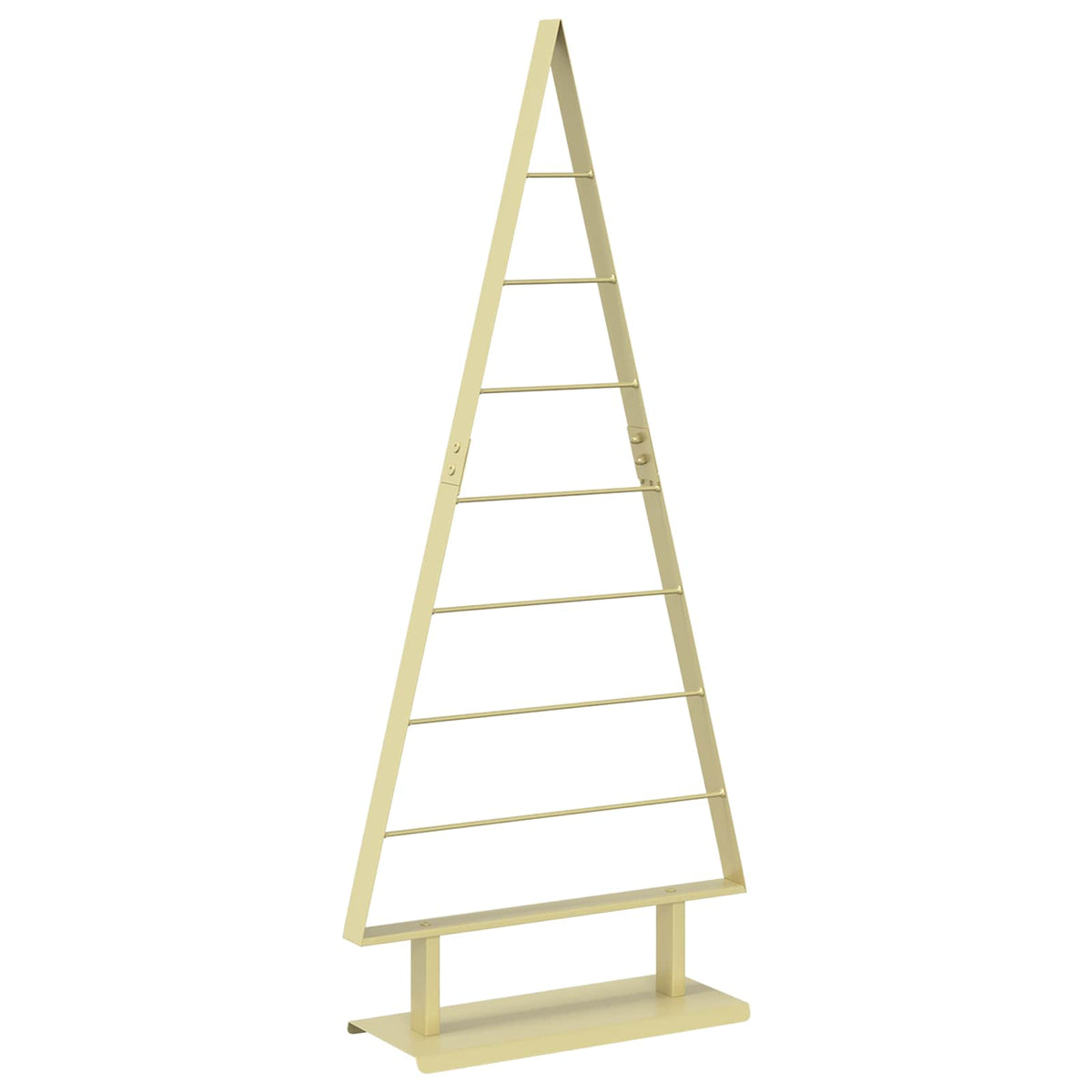 Metalen kerstboom KUOPIO 125 cm Staal Goud