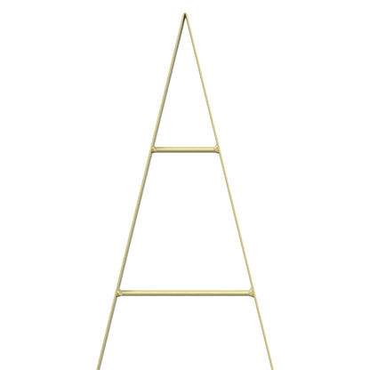 Metalen kerstboom KUOPIO 150 cm Staal Goud