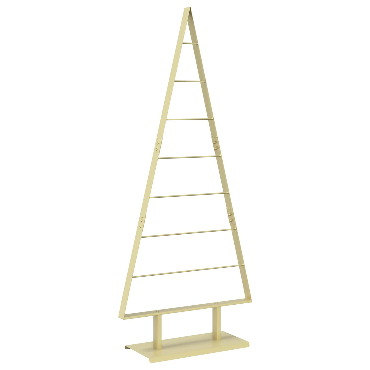 Metalen kerstboom KUOPIO 150 cm Staal Goud