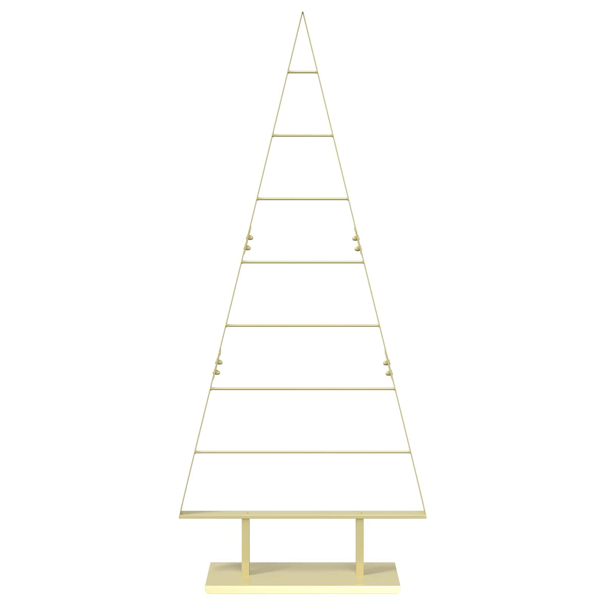 Metalen kerstboom KUOPIO 150 cm Staal Goud