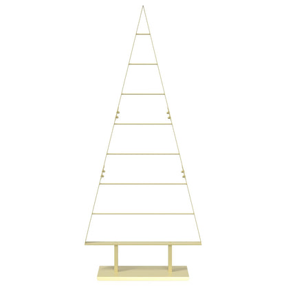 Metalen kerstboom KUOPIO 150 cm Staal Goud