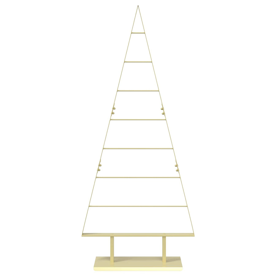 Metalen kerstboom KUOPIO 150 cm Staal Goud