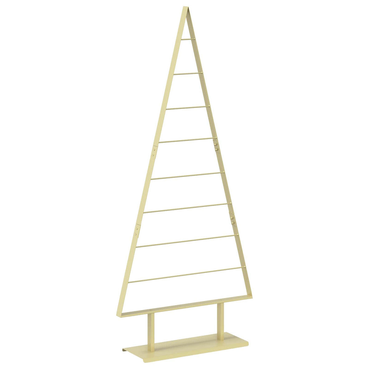 Metalen kerstboom KUOPIO 180 cm Staal Goud