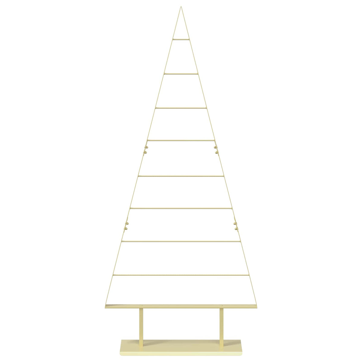 Metalen kerstboom KUOPIO 180 cm Staal Goud
